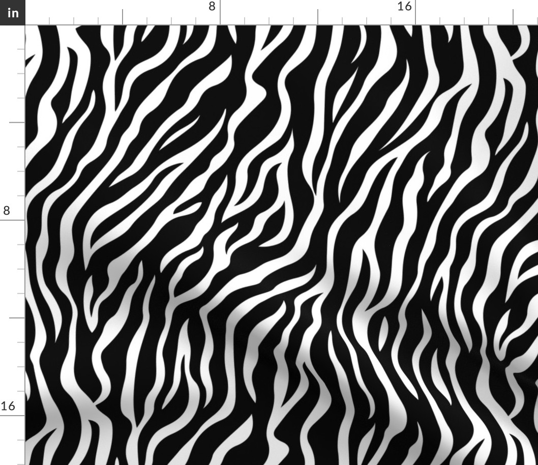 ZEBRA bw, middle scale zebra stripes