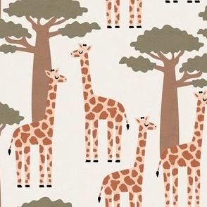 Giraffes and Baobabs