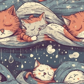 Wonderful World of Sweet sleepy kittens