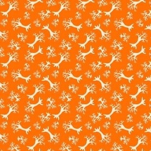 Trees Are Falling_Cream on Orange_SMALL_2x2_(wallpaper 3x3)