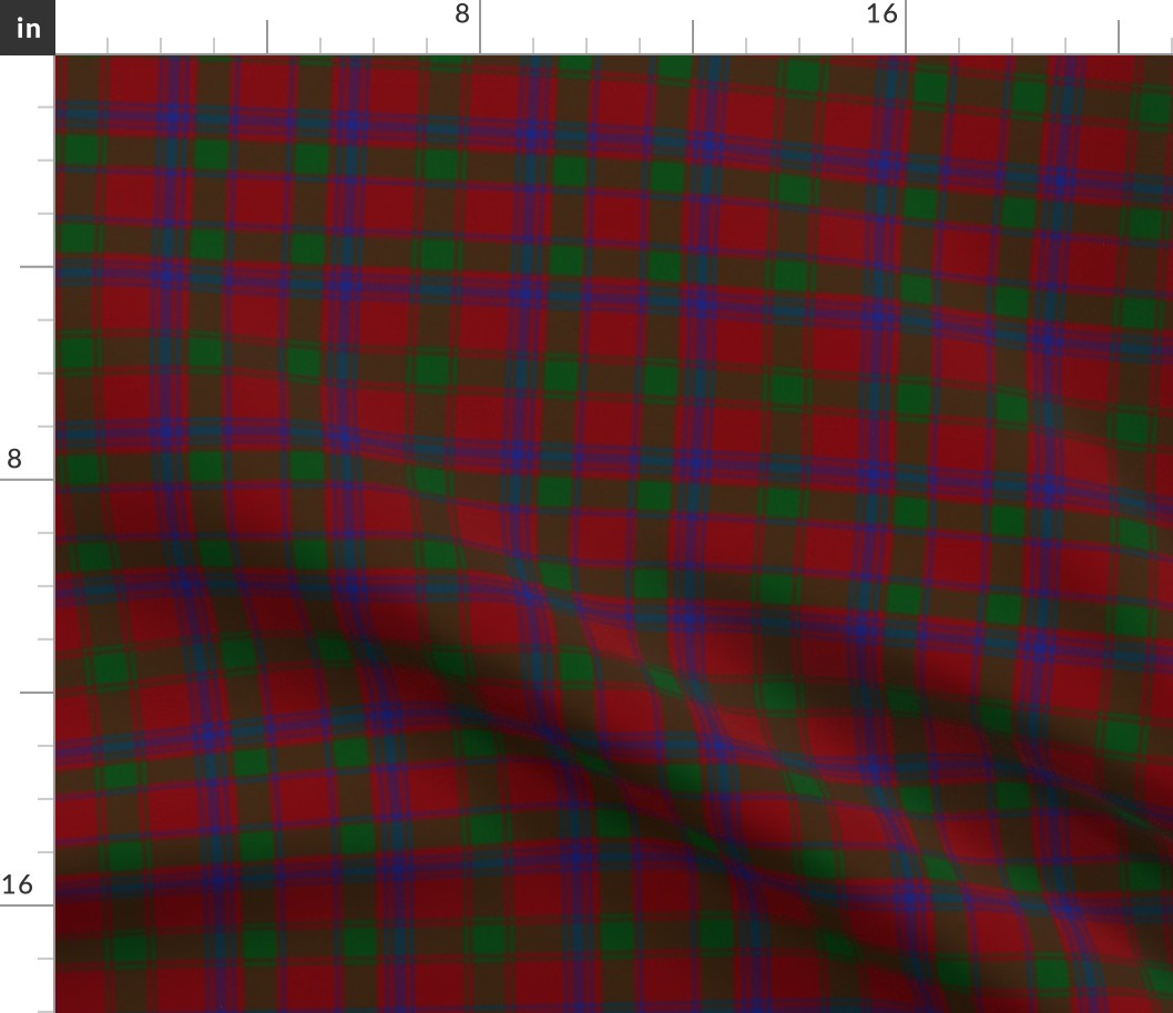 MacDonald of Aird and Valley tartan #2, 6"