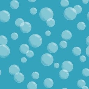 Bubble Polka Dot Teal - Angelina Maria Designs