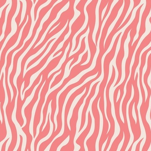 ZEBRA pink, middle scale zebra stripes