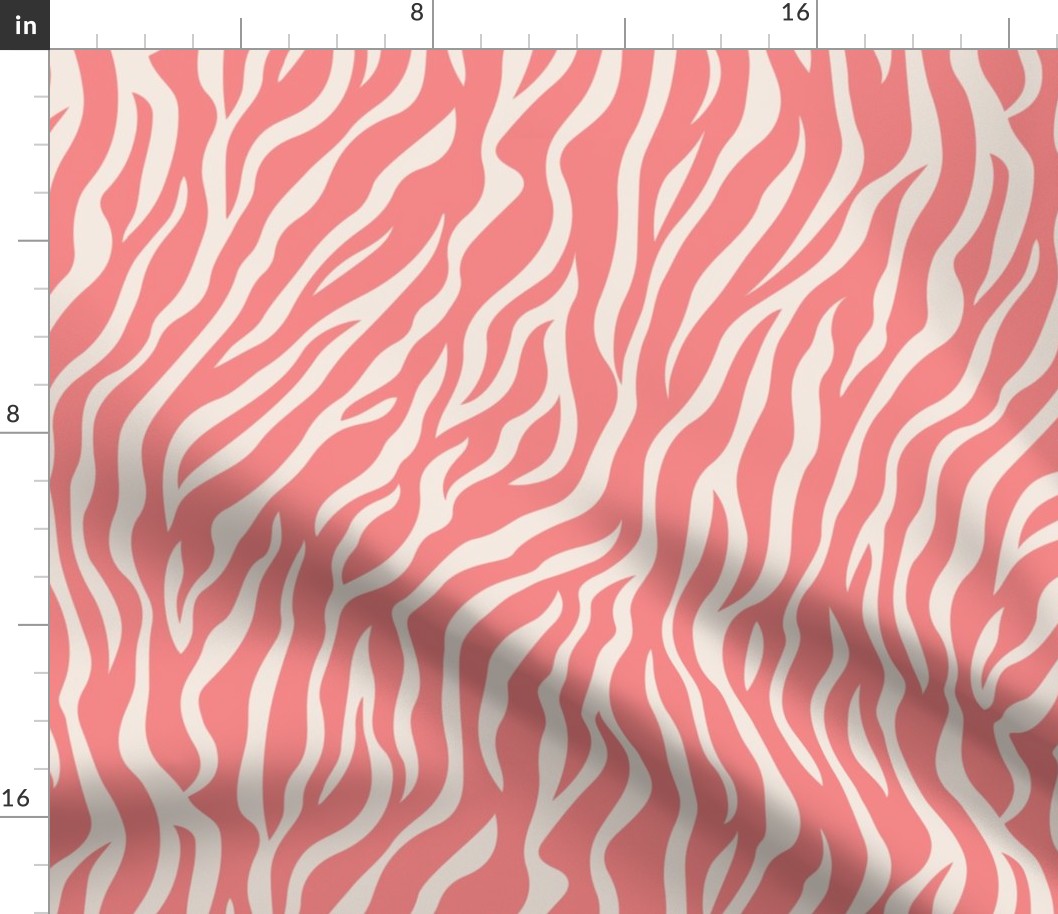 ZEBRA pink, middle scale zebra stripes