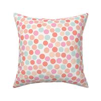 Party sprinkles cocktail party polka spot coral pink 12 large scale by Pippa Shaw