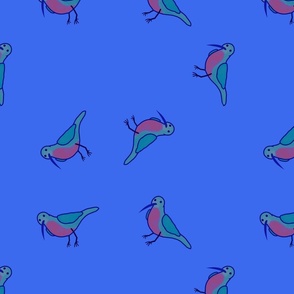 Brilliant Birds (blue)
