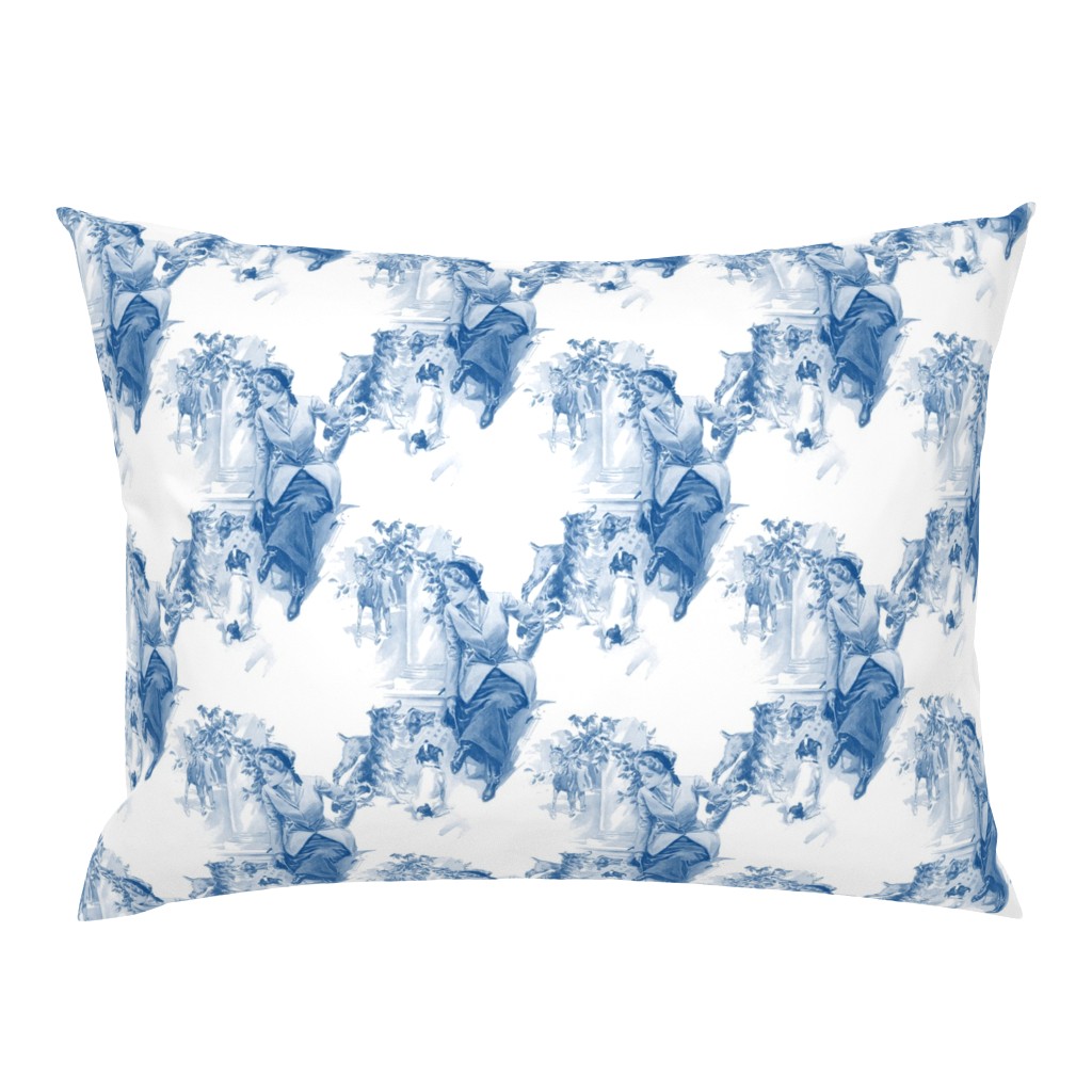 Equestrienne & The Hounds ~ Blue & White