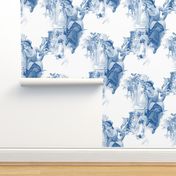 Equestrienne & The Hounds ~ Blue & White