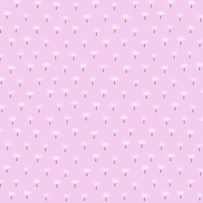 Dandelion Fluff (bright pink)