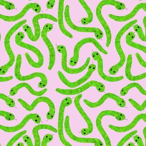 Slithering Snakes (pink)