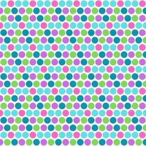 Small Polka Dots - Cool Colors
