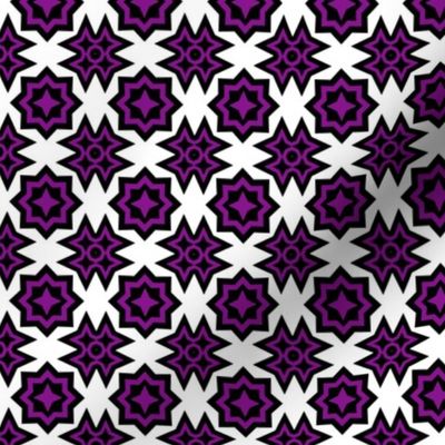 Purple Geometric Shapes - Small