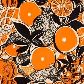 oranges floral