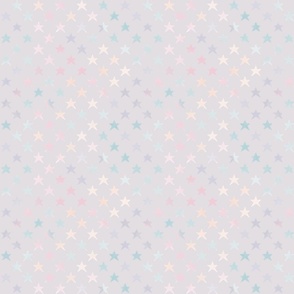 Watercolour gradient shimmering stars
