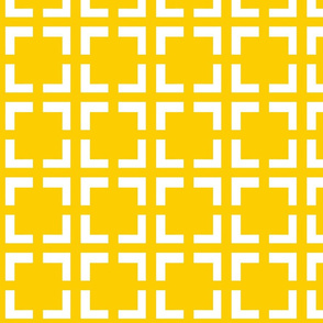 Moroccan Solid Square in Canary Yellow