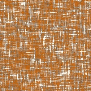 Janet: Burnt orange tweedy linen-weave by Su_G_©SuSchaefer