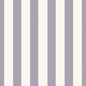 Large Scale // Halloween Vertical Stripes on Lavender Lilac Purple