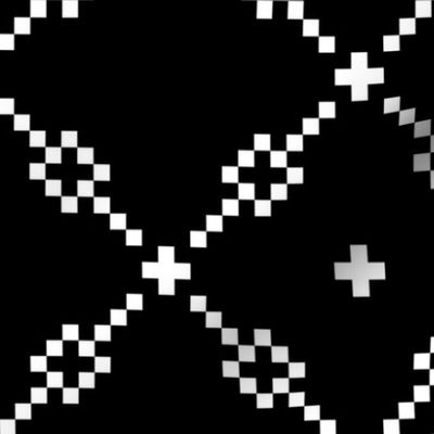 Black Checker Pattern