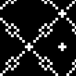 Black Checker Pattern