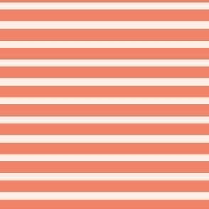 peach cream stripes