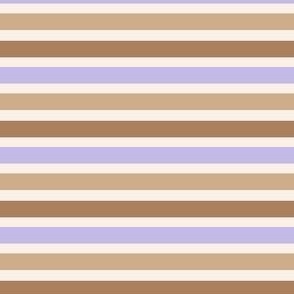 lavender brown cream stripes