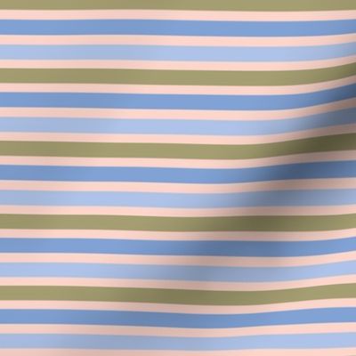 powder blue green pink stripes