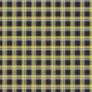 Gray and Yellow Plaid With a Hint of White