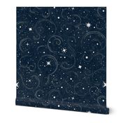Under the Stars - A Night Sky Pattern