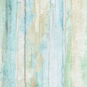 24" Coastal Driftwood Blue Aqua Gray Weathered Wood