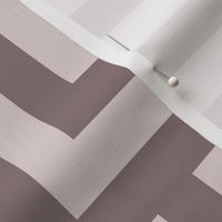 Concentric Overlapping Squares in Taupe and Pink
