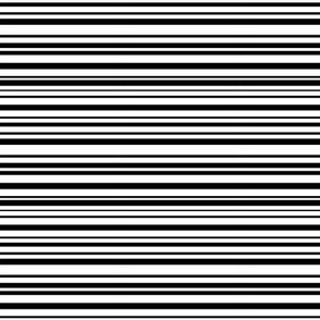 Black and White Stripes - 3 X 3