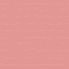 Stripes Waves Sunrise (Pink) - MEDIUM 5X4