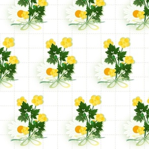 quilted buttercups