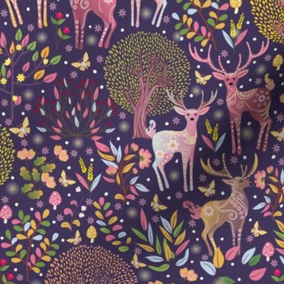 Dreamy Deer - Magical Forest - small scale
