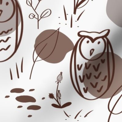 Pinecone Owls: Woodland Nursery 