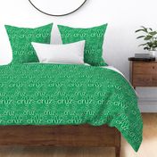 Personalised Name Fabric - Dark Green