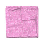 Personalised Name Fabric - Purple/Pink 8