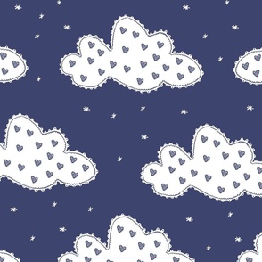 sweet snow dream drifting on a cloud through the night 