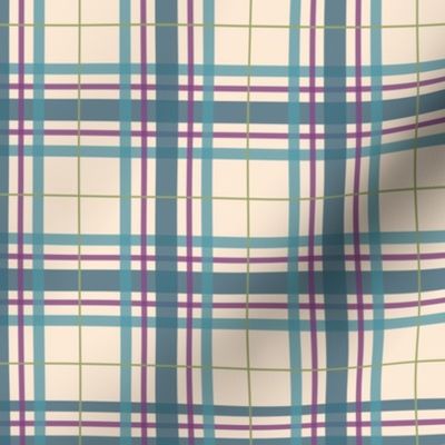 Cream tartan 