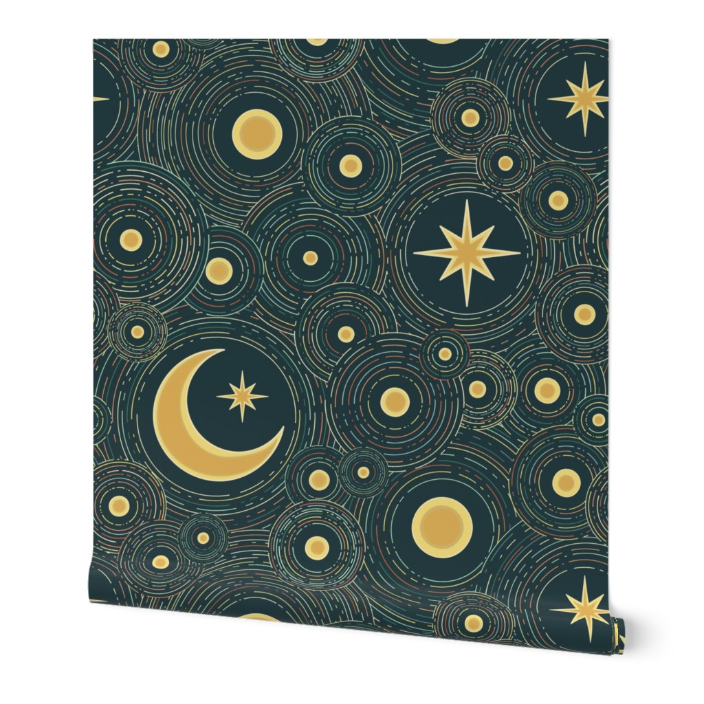 Sweet Dreams Night Sky Celestial Abstract Large