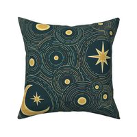 Sweet Dreams Night Sky Celestial Abstract Large