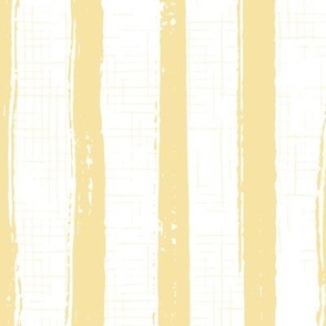 Paint Stripes with Linen Texture (Large) - Hawthorn Yellow  (TBS103)