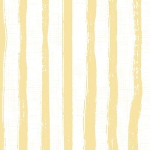 Paint Stripes with Linen Texture (Medium) - Hawthorn Yellow  (TBS103)