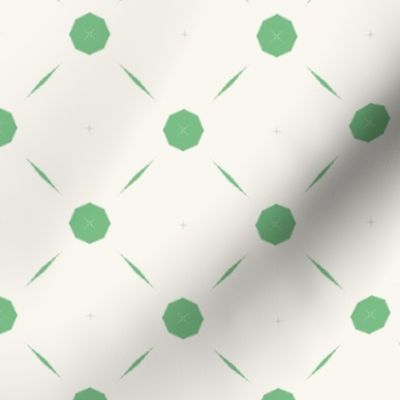 Diamond Dots | Lime | Medium Scale