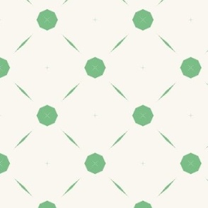 Diamond Dots | Lime | Medium Scale