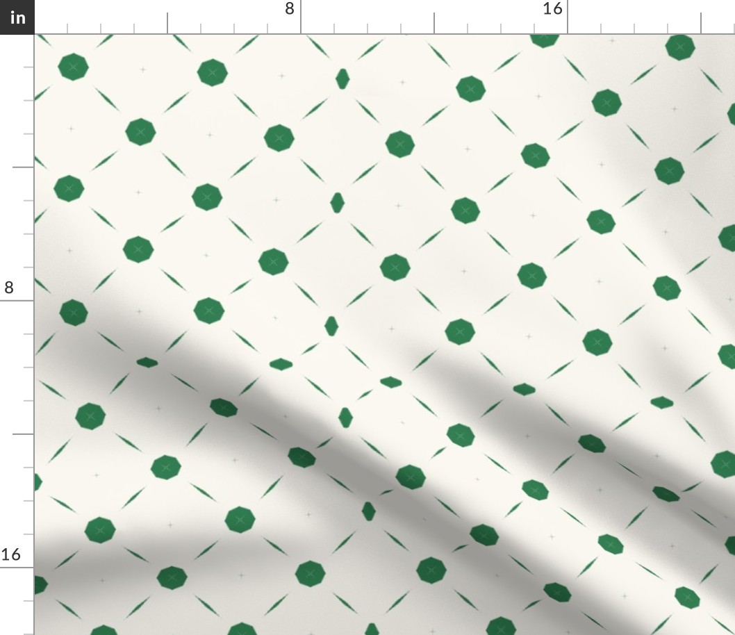 Diamond Dots | Emerald | Medium Scale