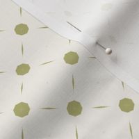 Olive Diamond Dots - Small Scale