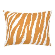 Tiger Stripes white and gold