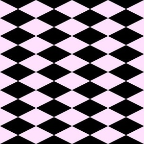 harlequin diamond vertical pink