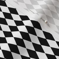 harlequin diamond vertical black white (small) | geometric shapes modern classic 